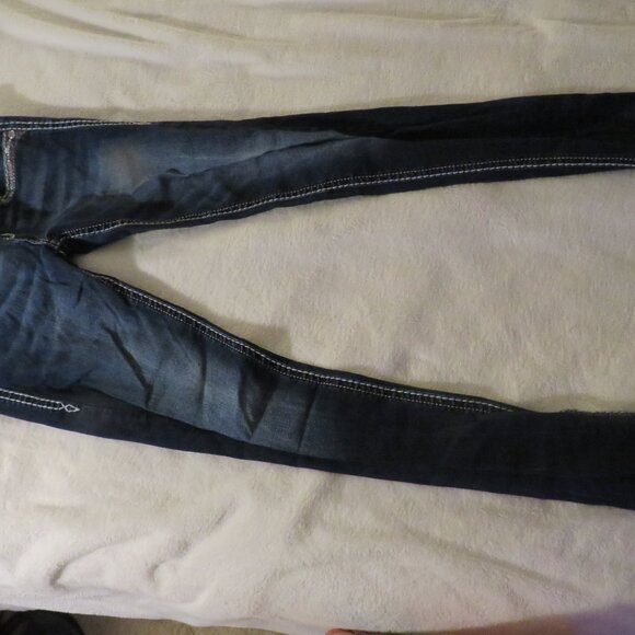 Rock Revival Blue Boris Skinny Jeans  27 waist - Picture 2 of 15